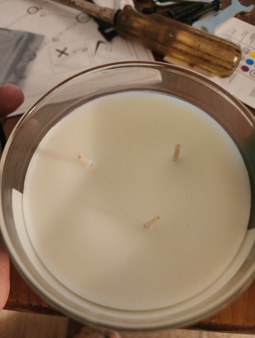 2 Bath & Body Works Candles Fresh Fall Morning, Under The Christmas Tree 3 Wick - Picture 5 of 5